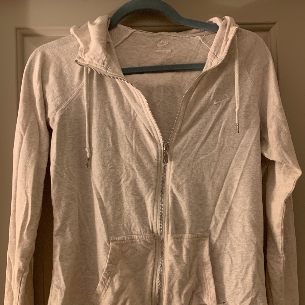 Nike cotton zip up